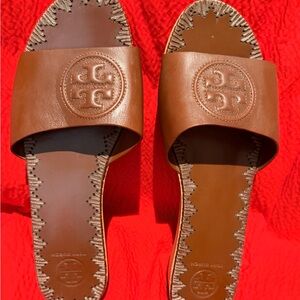 Tory Burch Tan Leather Sandals